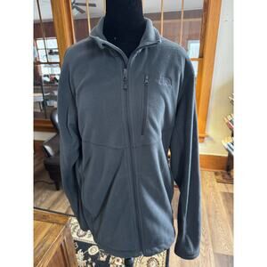 The North Face Men’s Gray Full Zip Fleece Jacket Size M